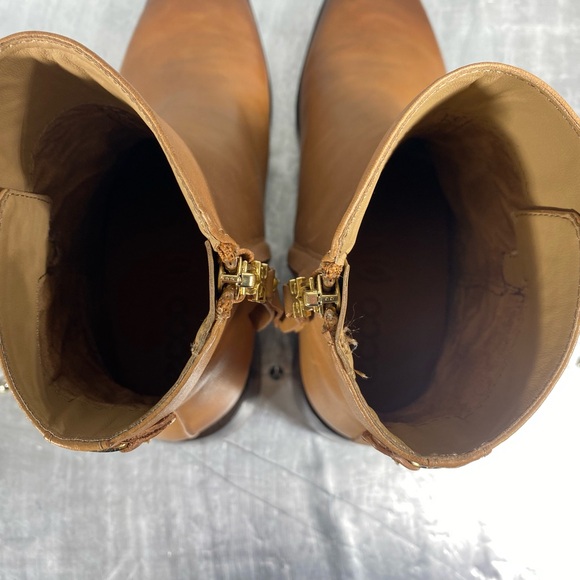 Thatcher Womens Leather Square Toe Ankle Boots - Picture 10 of 16